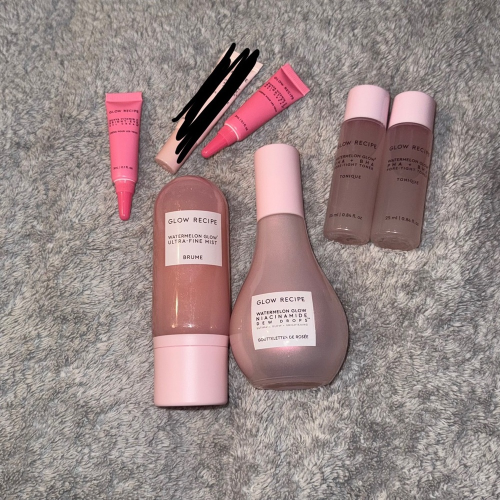 Brand new jumbo glow recipe dew drops and full size watermelon mist + BN minis